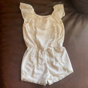 2/$10 or 3/$12 Girl Ivory Romper